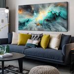 LAOTOART Modern Abstract Wall-Art - Office Artwork for Walls - Living Room Paintings for Wall Decor Large Ready to Hang Size 30" x 60"