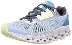 On Running Women's Cloudstratus Trainers, Chambray | Lavender, 24.0 cm