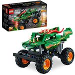 LEGO Technic Monster Jam Dragon Monster Truck Toy for 7 Plus Year Old Boys and Girls, 2in1 Racing Pull Back Car Toys for Off Road Stunts & Imaginative Play, Kids' Birthday Gift Idea 42149