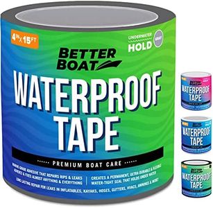 Gray Waterproof Tape for Leaks Thick Heavy Duty Water Proof Tape Sealing Marine Grade Outdoor Pools, Gutter, Underwater, Stop Leak Seal Tape Repair Patch & Sealant 15 Feet x 4 Inches