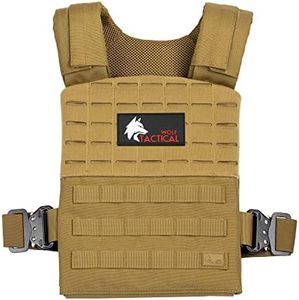 WOLF TACTICAL Quick-Release Weighted Vest for Men Workout Vest, Strength Training Weight Vests Weighted Vest Men