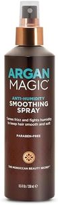 Argan Magic Anti-Humidity Smoothing Spray with Argan Oil - Tames Frizz, Fights Humidity, Adds Shine & Softens | Made in USA, Paraben Free, Cruelty Free (8.5 oz)