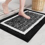 Black And White Bath Mat