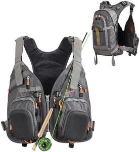 PELLOR Fly Fishing Vest Pack for Men and Women, Trout Fishing Gear, Adjustable Outdoor Fishing