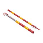 Tagtuell 5T Car Safety Tow Bar, Recovery Tow Ball Towing Bar Spring Damper Pole Stabilizer, Car Recovery Tow Pole