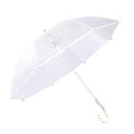 THINKA Transparent Umbrella - Classic, Stylish and Practical - Perfect for Wedding Season and Beyond