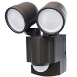 LB-1403BZ Battery Operated, Motion Security, Twin Head, LED Light (Also Available in White)