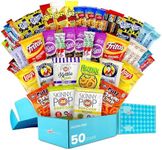 Gluten Free Palace Healthy Snack Variety Box - Valentine's Day Gluten Free Snack Pack - Chips for College, Corporate Gifts (50 Count)