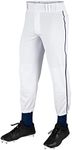 CHAMPRO Traditional Fit Triple Crown Classic Baseball Pants with Contrast-Color Braid Piping and Reinforced Sliding Areas - Medium