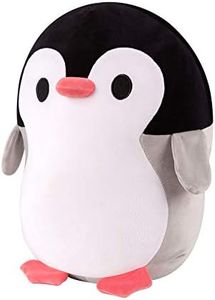 SQUISHY DOT Plush Penguin, Kawaii Stuffed Animal, Cute Plushie, Penguin Gifts, Animal Plush Toy, Kids’ Plush Pillow, Cuddly Toys for Kids, Soft Toys for Anxiety, Giant Penguin Teddy (Large)