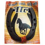 SK CRAFT Original Black Horse Shoe/Kale Ghode Ki Naal, Metal Horse Shoe Kale Gode Ki Naal (12 Cm X 2 Cm X 12 Cm, Black),