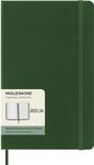 Moleskine 2023-2024 Weekly Planner, 18M, Large, Myrtle Green, Hard Cover (5 x 8.25)