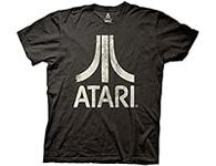 Ripple Junction Atari Classic Logo Adult T-Shirt XL Black