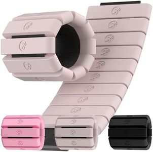 Sonkoloro Adjustable Wrist Weights for Women Men, Leg Weights for Women 0.75lb-1lb-1.3lb Each for Walking, Yoga, Dance, Barre, Gym (Flesh-colored, 4LB(Set of 2))