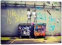 ARTSPRINTS Banksy LIfe is short kid