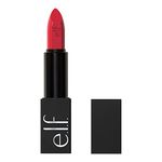 e.l.f. O Face Satin Lipstick, Richly Pigmented, Nourishing & Long-Lasting Creamy Lipstick, Infused With Jojoba, Vegan & Cruelty-Free, Loud AF