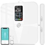 Body Fat Scale, Lepulse 8 Electrodes Weighing Scale for Body Weight Fat Percentage, Large Display Bathroom Scale Digital, Precision Smart Scale & Body Analyzer, 20 Body Composition Scale with Report