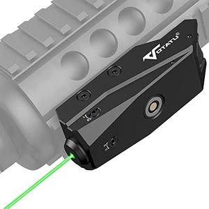 Votatu P4L-G Picatinny Laser Sight for Rifle, Tactical Green Laser Beam with Strobe Function, USB Magnetic Rechargeable