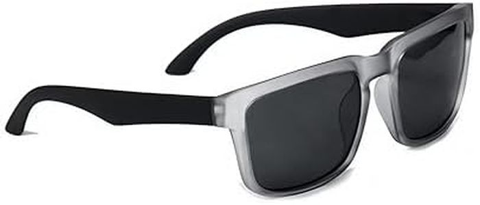 SPECSNEX® NexGen Rubber Coated Goggles For Men | Polarized Sunglasses | UV Protected Driving, Riding, Stylish, Anti glare Glasses (NEX-CPGRY | GREY)