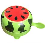 Kids Bike Bell Cute Watermelon Bicycle Bell with Loud Crisp Clear Sound,Road and Mountain Ring Bell Bike Accessories for Kids Girls Boys and Toddler, Fun Patterns