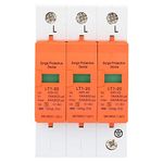 House Surge Protector, 420V 3P 20Ka Arrester Device, Safe for Plug and Unplug Equipotential Connection