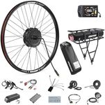 Varstrom 48V 500W 750W Electric Bike Conversion Kit - 20" 26" 27.5" 28" 29" 700C Front & Rear Wheel Hub Motor Ebike Conversion Kit with Battery and Display - Geared Brushless Motor for Cassette