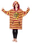 Harry Potter Oversized Hoodie Blanket for Girls Boys, Gifts for Kids Red