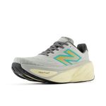 New Balance Men's Fresh Foam X More V5 Running Shoe, Brighton Grey/Calcium/Cyber Jade, 8.5