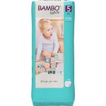 Bambo Nature Premium Baby Diapers - XL Size, 44 Count, for Toddler Baby - Super Absorbent with a Wetness Indicator, White