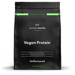 Protein Works - Vegan Protein Powder, Plant Based Protein Shake, Vegan Blend, Gluten Free, 33 Servings, Unflavoured, 1 kg