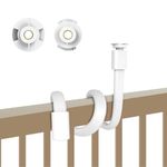 Tonton Baby Monitor Mount Holder, Bracket for HelloBaby HB6339/HB65/HB40, BOIFUN Baby 5S/6T/VB805, ieGeek Baby1T, Nanit Pro Baby Monitor, WYZE Cam V3/Pan V3/Pan V2, eufyCam 2C/2, Google Nest 2nd Gen