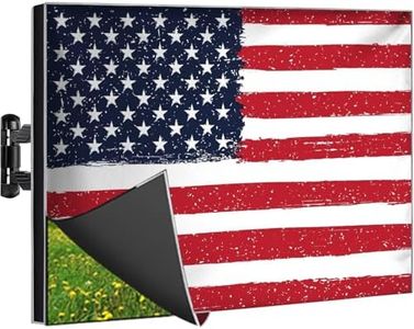 Outdoor TV Cover 90 Inch Weatherproof and Waterproof TV Covers | Outdoor TV Enclosure | Smart Shield TV Screen Protector for Outside TV | Cover for Moving | TV Display Protectors–Zipper