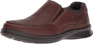 CLARKS Men's Cotrell Free Loafer, Tobacco Leather, 11 Wide US