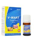 V-Wart Remover Liquid Rapidly Eliminates Both Plantar and Common Warts | Advanced Natural Formula | Effective Painless Wart Removal Treatment with Wooden Applicator - (3ML) (Pack of 1)