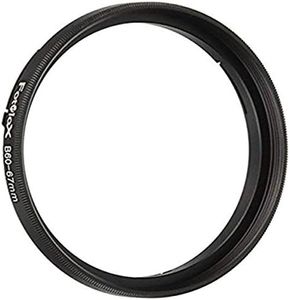 Fotodiox Bayonet 60 B60-67mm Step Up Filter Adapter Ring for Hasselblad, Anodized Black Metal Filter Adapter Ring