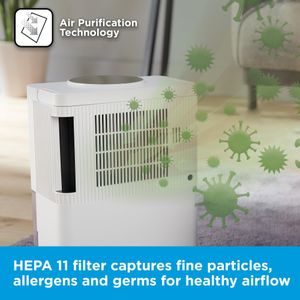 BLACK+DECKER 3.2L Dehumidifier and Air Purifier – Compact Home Appliance