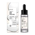 Brillare 30% AHA + 2% BHA Face Peeling Solution, Glowing, Smooth, Blemish-Free Skin, Exfoliating Serum, For Acne Prone Skin, Pigmentation & Anti-ageing, With Lactic Acid, Salicylic Acid & Aloe Vera