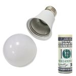 Lightbulb Diversion Safe - Hidden Secret Compartment to Hide Money, Jewelry & Small Items | Small Container to Keep Valuables Safe in Plain Sight Storage Realistic Light Bulb Decoy Hiding Box (1)