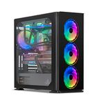 YEYIAN Yari II Gaming PC Desktop - GeForce RTX 4070 Graphics, 13th Gen Intel Core i7 13700F, 16GB DDR4 3200MHz Computer, 1TB NVMe SSD, Liquid Cooled, Windows 11 Home OS, Wi-Fi & Bluetooth