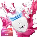 iSmile Pap PRO Premium LED Teeth Whitening Kit | Tea, Coffee, Wine & Smoking Stain Remover | Rapid & Effective Results at Home | 10 Minute Treatments | Zero Sensitivity | Peroxide Free | Enamel Safe