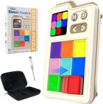 SMILESSKIDDO Super Slide Puzzle Games, Original 1000+ Challenges & 3 Modes, Brain Teaser Puzzle, Super Electronic Sliding Puzzles Toy Gifts for Kids & Adults, Fun Unblocking Logic Game
