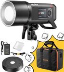 Godox AD600 Pro II AD600Pro II AD600ProII Flash - 𝐰𝐢𝐭𝐡 𝐂𝐚𝐫𝐫𝐲𝐢𝐧𝐠 𝐂𝐚𝐬𝐞, One-Tap sync with X3, 40W Bicolor Modeling Led, Color Screen, 16 Color Groups Indicator,1/1 to 1/512 Output Range