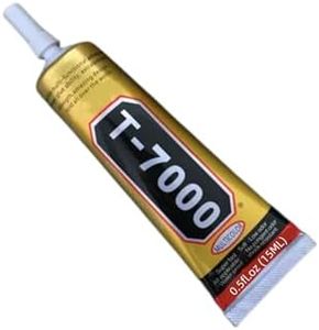 T-7000 15ml Super, Glass,Fabric,Craft, Adhesive,Puzzle, Glue Suitable for Repair Multipurpose High Performance Industrial Glue Semi Fluid Black Adhesive (15ML,1PACK)