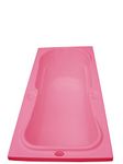 MADONNA Rex Rectangular Acrylic 5.5 feet Fixed Bathtub - Pink