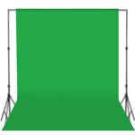 HomeArt Premium Green Photography Backdrop - Versatile Studio Green Screen for Photography, Video, and Filmmaking - Perfect for Portraits, Product Photography, and Content Creation - 8x9 feet