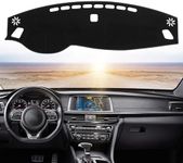 BERKSYDE Dashboard Dash Cover Mat Carpet Compatible with 2016 2017 2018 2019 2020 Kia Optima