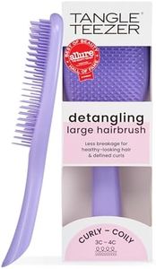 Tangle Teezer Ultimate Detangler Curly Hair Brush, Large, Purple Passion