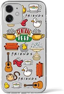 ERT GROUP Original and Officially Licensed Friends Smartphone Case for iPhone 12 Mini, Optimal Smartphone Shape, Shockproof.