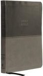 KJV Holy Bible: Value Large Print Thinline, Gray Leathersoft, Red Letter, Comfort Print: King James Version