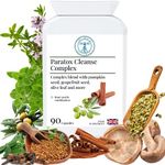 Complementary Supplements - Paratox Cleanse Complex – Intestinal Detox Support - Concentrated Practitioner Formula - Pumpkin & Grapefruit Seed, Garlic Extract, Oregano - 90 Capsules